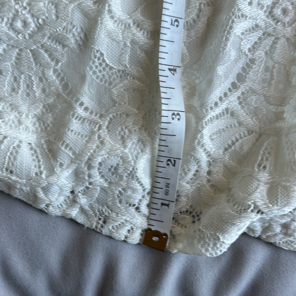 Lulus - White Lace Backless Dress - Picture 13 of 13